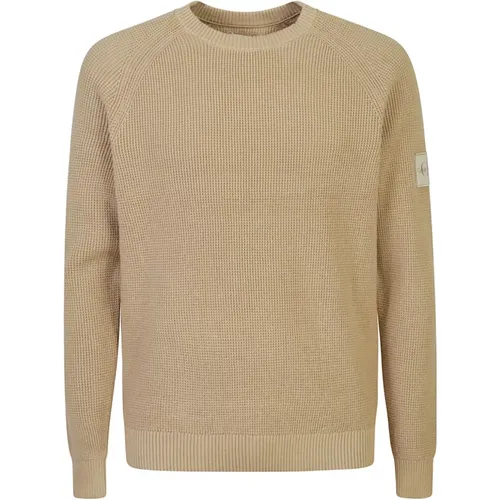 Braune Pullover Kollektion , Herren, Größe: M - Calvin Klein Jeans - Modalova