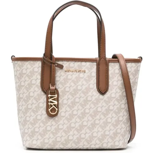 Monogramm Jacquard Leder Schultertasche - Michael Kors - Modalova