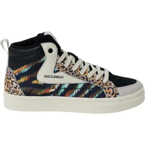 Fantasy Print High Top Sneakers , Damen, Größe: 36 EU - Just Cavalli - Modalova