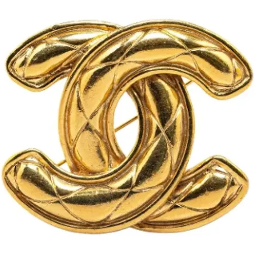 Pre-owned Metal brooches , female, Sizes: ONE SIZE - Chanel Vintage - Modalova