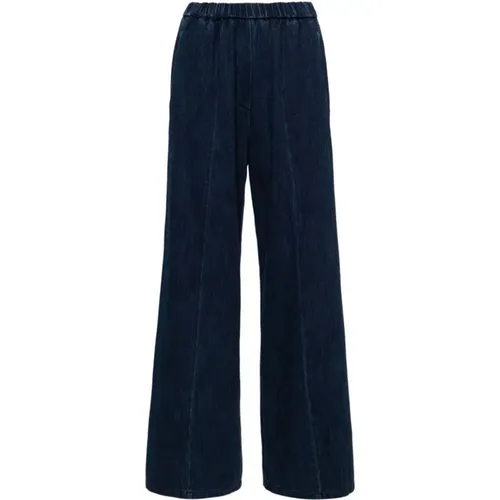 Denim Wide Leg Jeans , female, Sizes: L, S, M - Forte Forte - Modalova