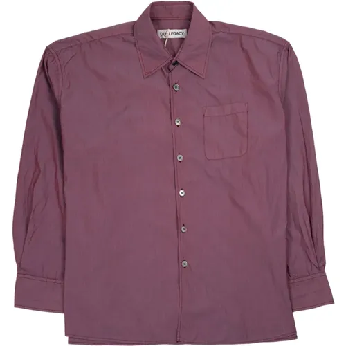 Raspberry Borrowed Camicia Shirt , male, Sizes: S, L, XL, M - Our Legacy - Modalova