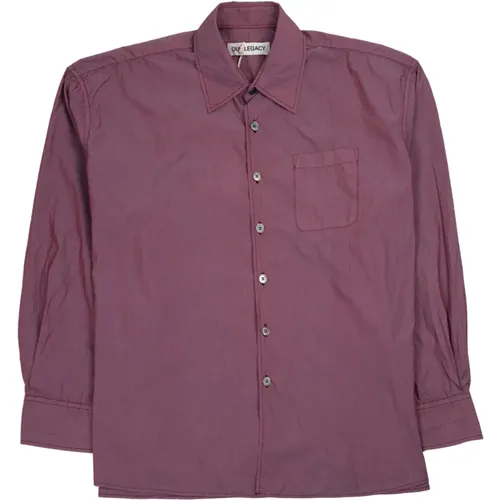 Raspberry Borrowed Camicia Shirt , male, Sizes: XL - Our Legacy - Modalova