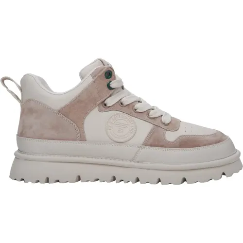 Damen Sneakers aus echtem Leder und Velours ES8 Er00111706 , Damen, Größe: 36 EU - Estro - Modalova