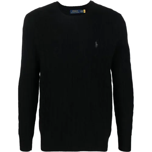 Schwarze Pullover für Männer , Herren, Größe: M - Polo Ralph Lauren - Modalova