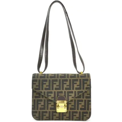 Pre-owned Canvas fendi-bags , female, Sizes: ONE SIZE - Fendi Vintage - Modalova