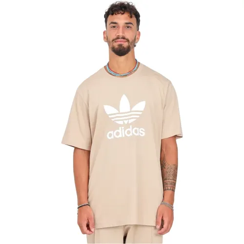 Sportliches T-Shirt mit kurzen Ärmeln , Herren, Größe: 2XL - adidas Originals - Modalova