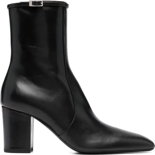 Classic Leather Boots , female, Sizes: 6 UK, 4 1/2 UK, 3 UK, 8 UK - Saint Laurent - Modalova