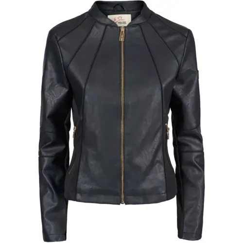 Leather Jackets , female, Sizes: M - YES ZEE - Modalova