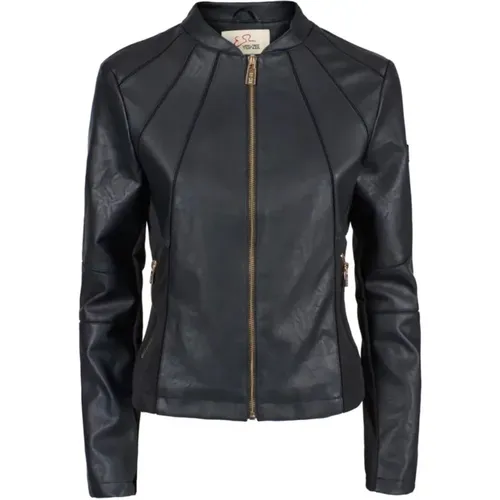 Leather Jackets , female, Sizes: M, L, S - YES ZEE - Modalova