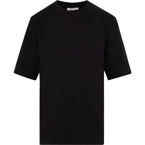 Schwarzes Baumwoll-T-Shirt Boxy Fit , Damen, Größe: M - The Row - Modalova