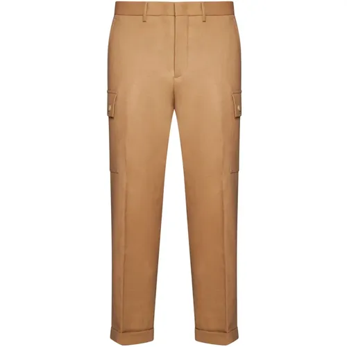 Wool Trousers Cropped Tapered , male, Sizes: L - ETRO - Modalova