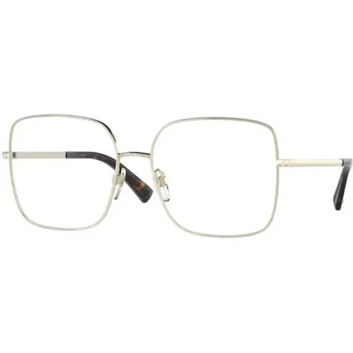 Goldrahmen Brille , unisex, Größe: 56 MM - Valentino - Modalova