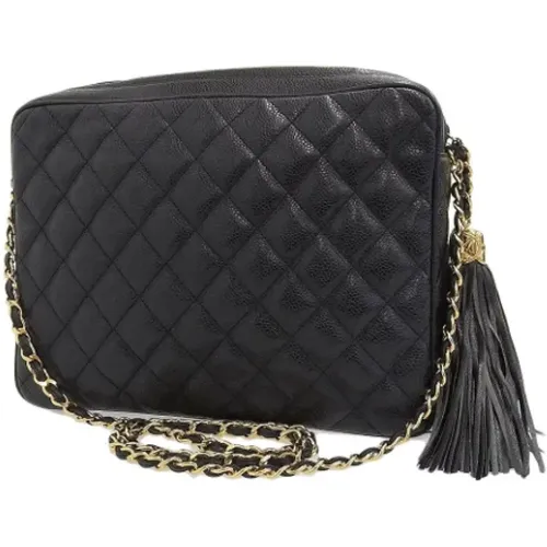 Leather Chanel Shoulder Bag , female, Sizes: ONE SIZE - Chanel Vintage - Modalova