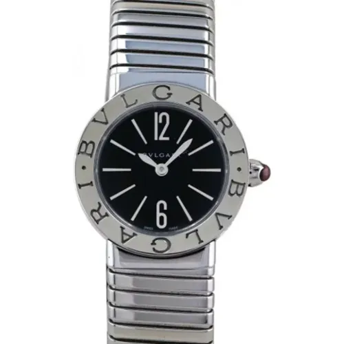 Pre-owned Stainless Steel watches , female, Sizes: ONE SIZE - Bvlgari Vintage - Modalova