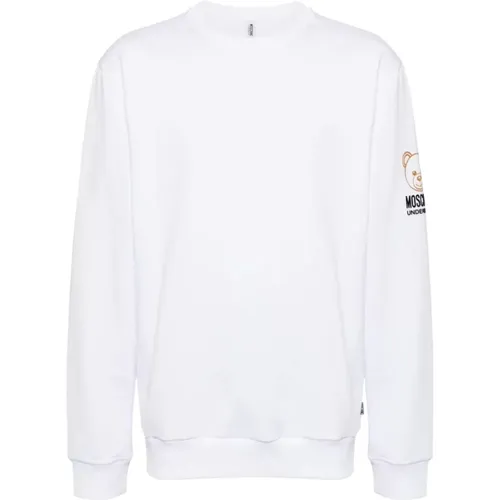 Baumwollmisch-Sweatshirt , Herren, Größe: L - Moschino - Modalova