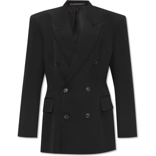 Double-breasted blazer , female, Sizes: S, 2XS, XS - Balenciaga - Modalova