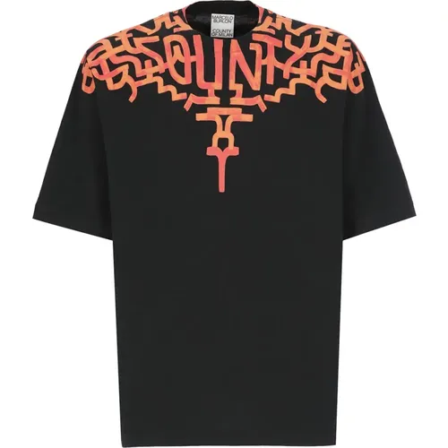 Graffiti Wings T-shirt , male, Sizes: M - Marcelo Burlon - Modalova