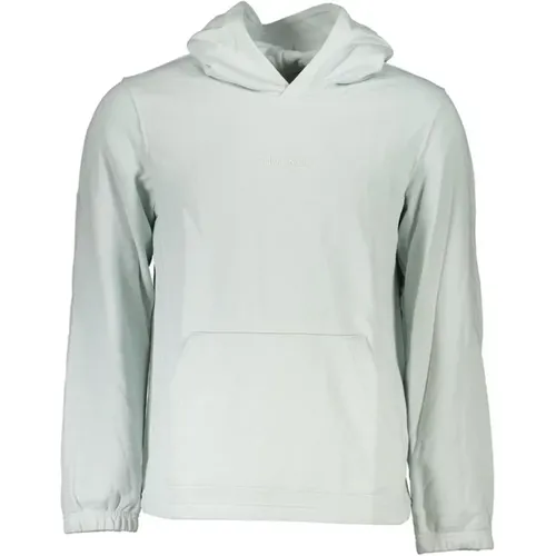 Cotton Hooded Sweatshirt with Logo Print , male, Sizes: XL, S, L, M - Calvin Klein - Modalova