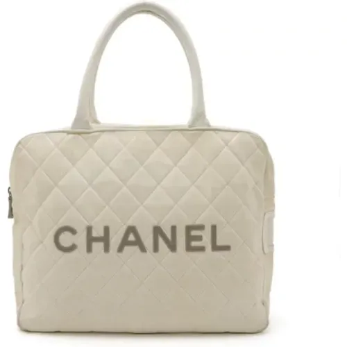 Pre-owned Canvas chanel-bags , female, Sizes: ONE SIZE - Chanel Vintage - Modalova