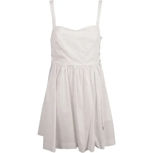 Cotton Poplin Dress , female, Sizes: M, L, 2XS - pinko - Modalova