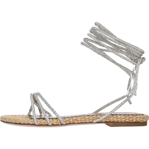 Sandalen Silber , Damen, Größe: 37 1/2 EU - GEDEBE - Modalova