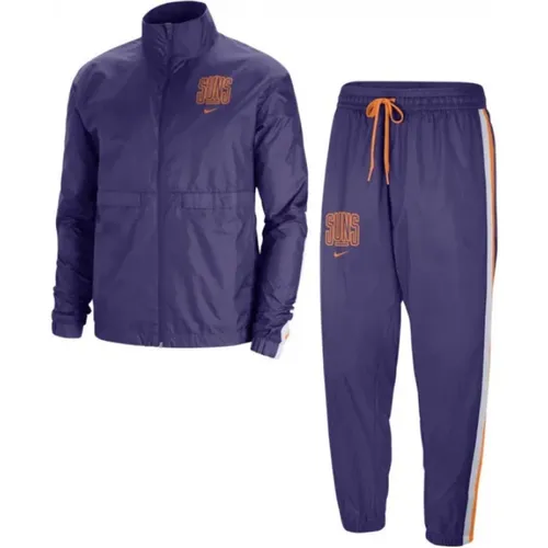 NBA Courtside Tracksuit Phoenix Suns , Herren, Größe: L - Nike - Modalova