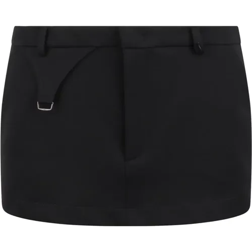 Layered Garconeb Miniskirt with Pockets , female, Sizes: 2XS - Ssheena - Modalova