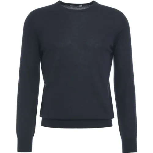 Gerippter Woll-Crewneck-Pullover - Kangra - Modalova