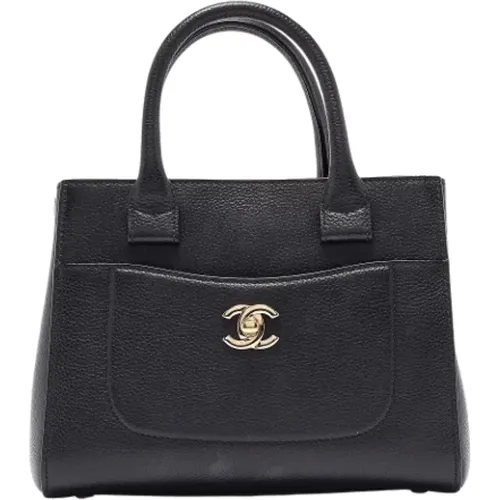 Pre-owned Leather totes , female, Sizes: ONE SIZE - Chanel Vintage - Modalova