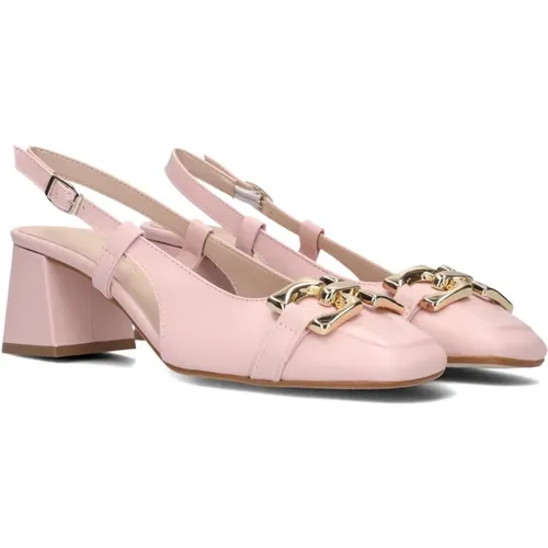 Oud roze Ballerina Pumps - Stefano Lauran - Modalova