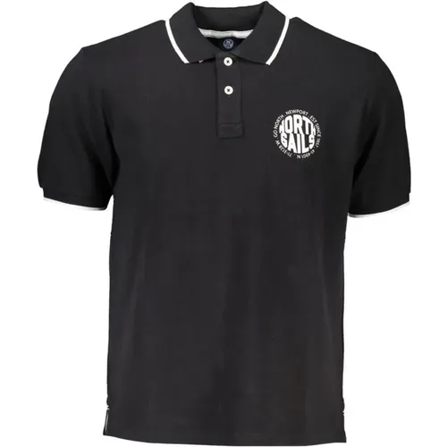 Print Polo Shirt Herren Baumwolle , Herren, Größe: S - North Sails - Modalova