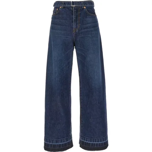 Wide Jeans , female, Sizes: S - Sacai - Modalova