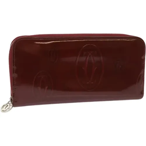 Pre-owned Leather wallets , female, Sizes: ONE SIZE - Cartier Vintage - Modalova