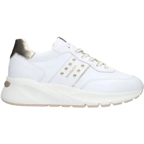 Low-Top Sneakers , female, Sizes: 4 UK - Nerogiardini - Modalova