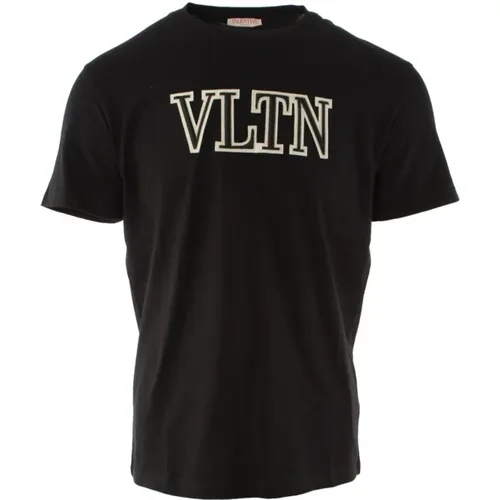 Schwarzes Vltn T-Shirt für Herren - Valentino - Modalova