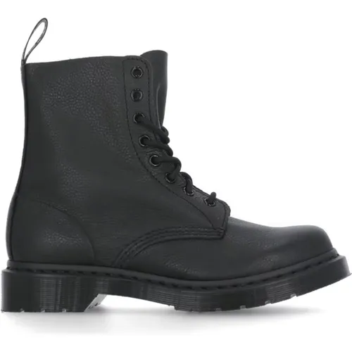 Schwarze Pebble-Lederstiefel für Frauen - Dr. Martens - Modalova