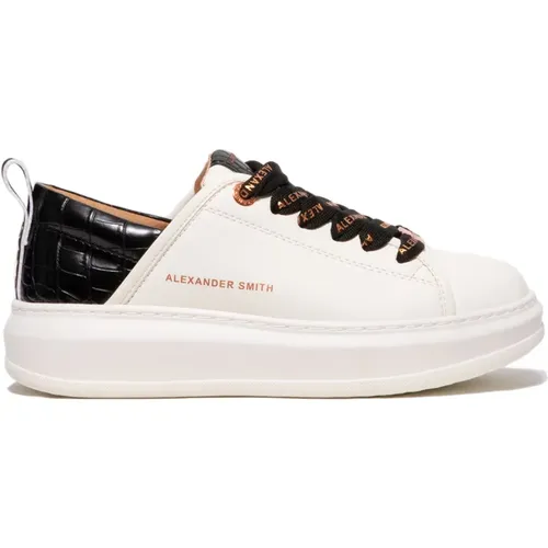 Womens Shoes Sneakers Bianco Noos , female, Sizes: 5 UK, 3 UK - Alexander Smith - Modalova