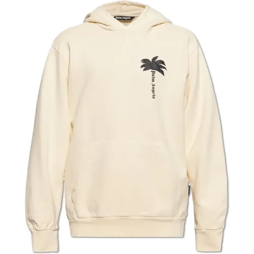 Bedruckter Kapuzenpullover , Herren, Größe: L - Palm Angels - Modalova