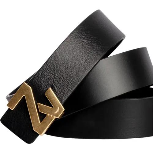 Leather Belt , female, Sizes: M, L, S - Zadig & Voltaire - Modalova