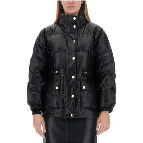 Warme Daunenjacke mit Kapuze für Frauen , Damen, Größe: XS - Michael Kors - Modalova