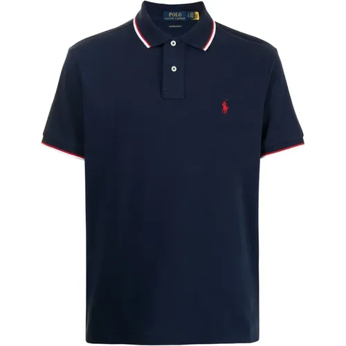 Blaues Casual Polo Shirt für Männer , Herren, Größe: L - Polo Ralph Lauren - Modalova