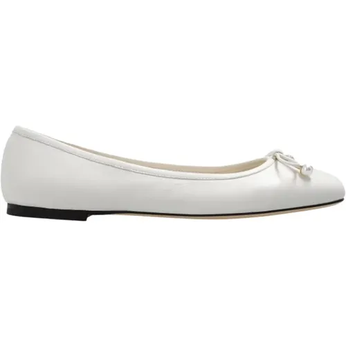 Elme leather ballet flats , female, Sizes: 5 UK, 4 1/2 UK, 2 UK, 4 UK, 7 UK, 8 UK, 5 1/2 UK, 3 1/2 UK, 3 UK, 6 UK, 6 1/2 UK - Jimmy Choo - Modalova