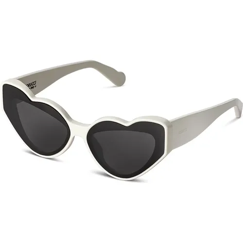 Heart-shaped Sunglasses , female, Sizes: ONE SIZE - Fiorucci - Modalova