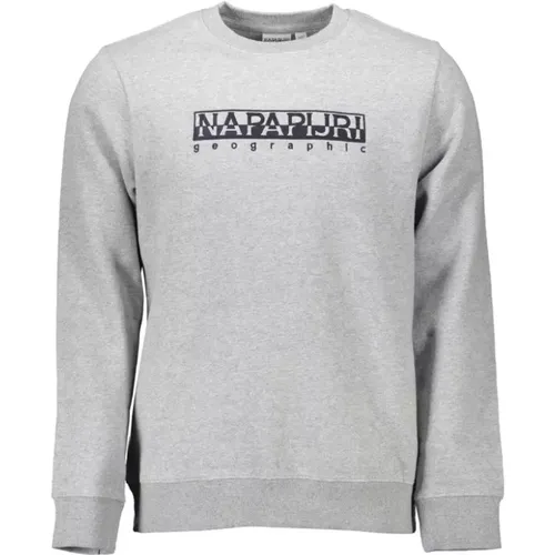 Stylish Sweatshirt with Embroidery , male, Sizes: 2XL - Napapijri - Modalova