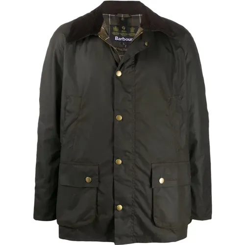 Ashby Grüne Wachsjacke , Herren, Größe: 2XL - Barbour - Modalova