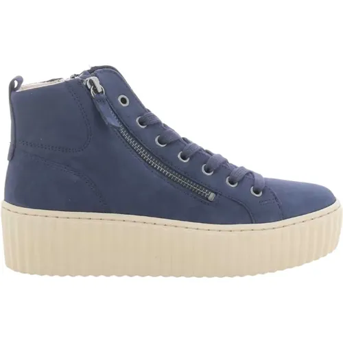 Blaue Damensneakers 33.710 , Damen, Größe: 37 1/2 EU - Gabor - Modalova