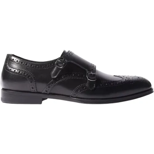 Handgefertigte Wing-Tip Monk Strap Schuhe , Damen, Größe: 39 1/2 EU - Scarosso - Modalova