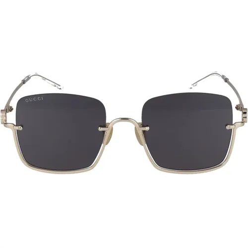 Stylische Sonnenbrille GG1279S,Gold/ Sunglasses,Sunglasses GG1279S,Gold/Light Pink Sunglasses,Gold Grey Sunglasses - Gucci - Modalova