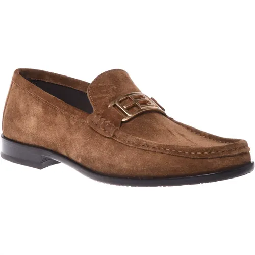 Loafers in suede , Herren, Größe: 43 EU - Baldinini - Modalova